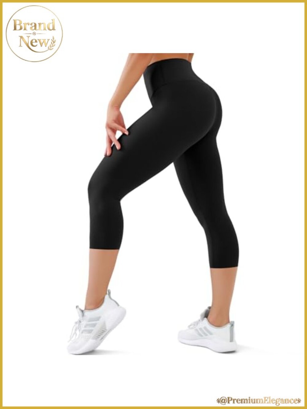 High Waisted Capri Leggings Buttery Soft Yoga Pants with Pockets